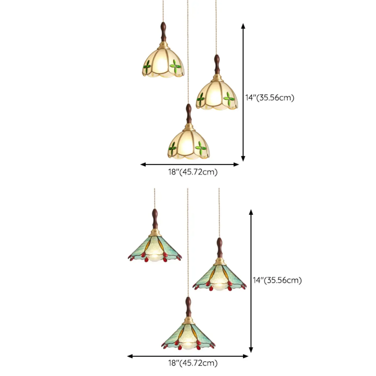 Vintage Glass Pendant Light for Dining and Kitchen Image - 8