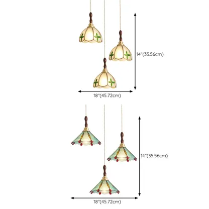 Vintage Glass Pendant Light for Dining and Kitchen Image - 8