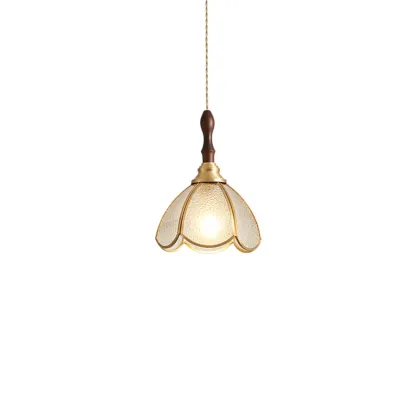 Vintage Glass Pendant Light for Dining and Kitchen Image - 9