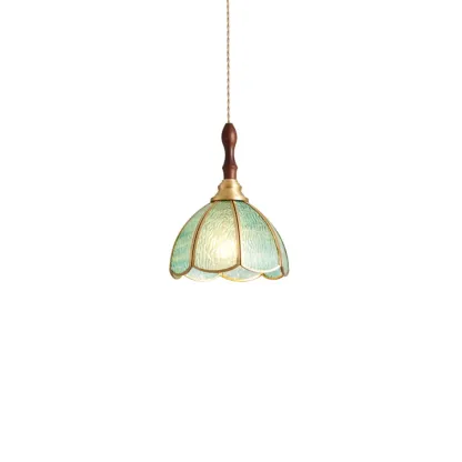 Vintage Glass Pendant Light for Dining and Kitchen Image - 12