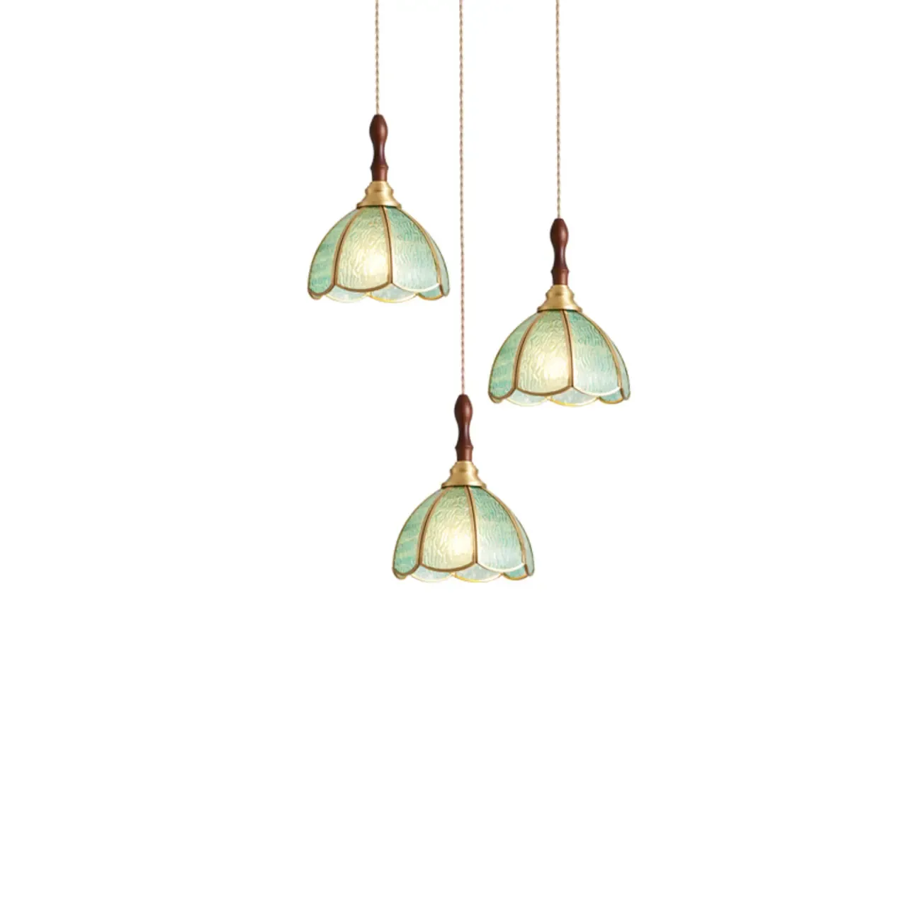 Vintage Glass Pendant Light for Dining and Kitchen Image - 17