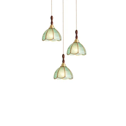 Vintage Glass Pendant Light for Dining and Kitchen Image - 17