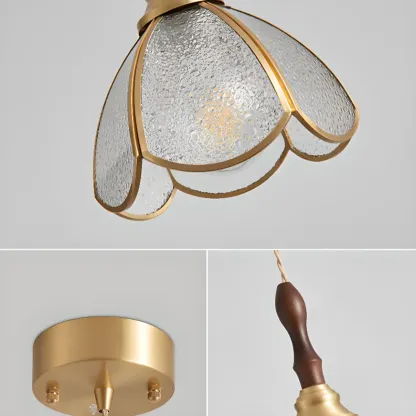 Vintage Glass Pendant Light for Dining and Kitchen Image - 19