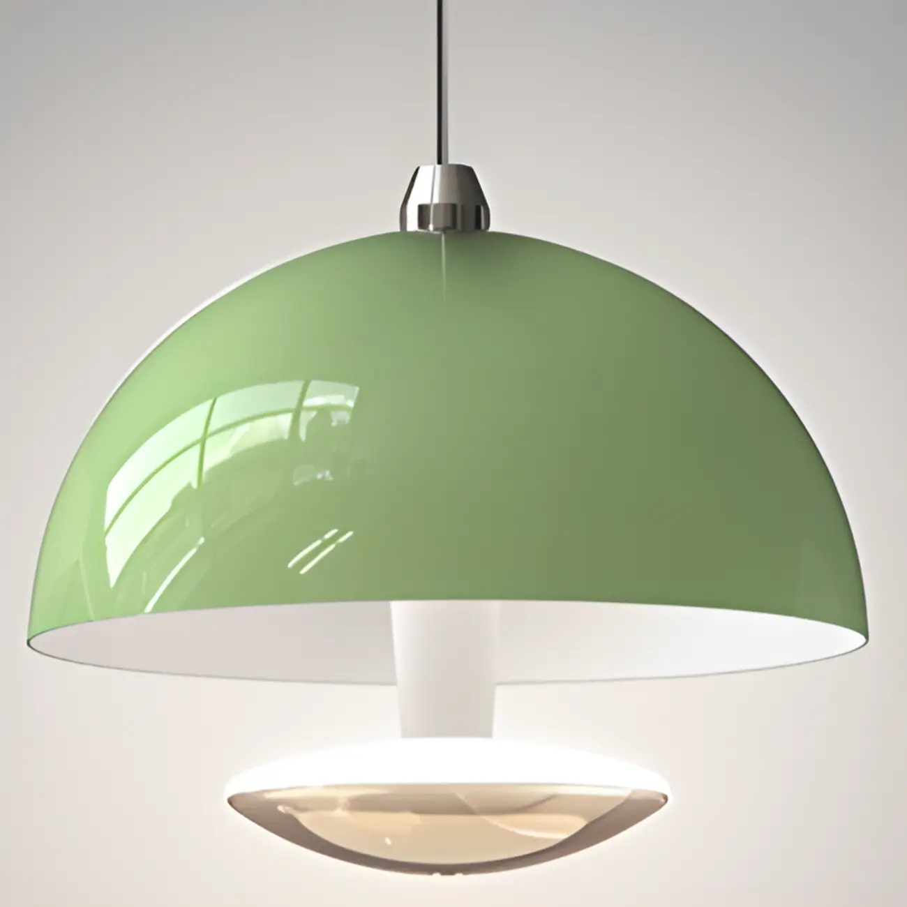 Modern Dimmable LED Pendant Light Metal Round for Bedroom Image - 19 | homeyfad