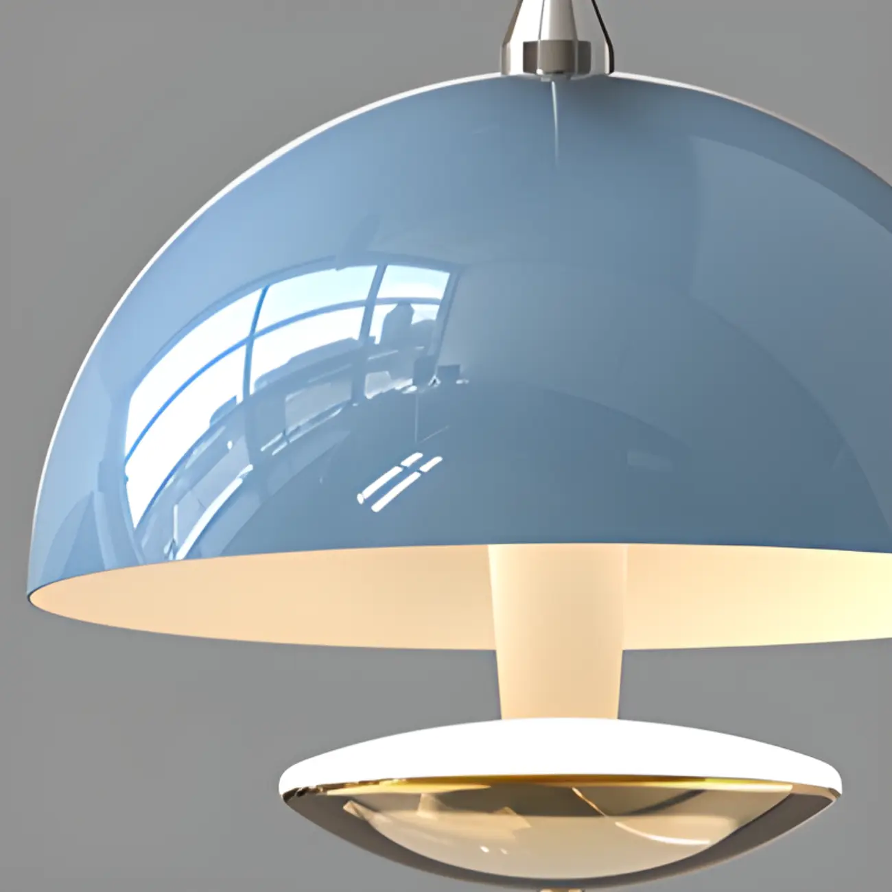 Modern Dimmable LED Pendant Light Metal Round for Bedroom Image - 20 | homeyfad
