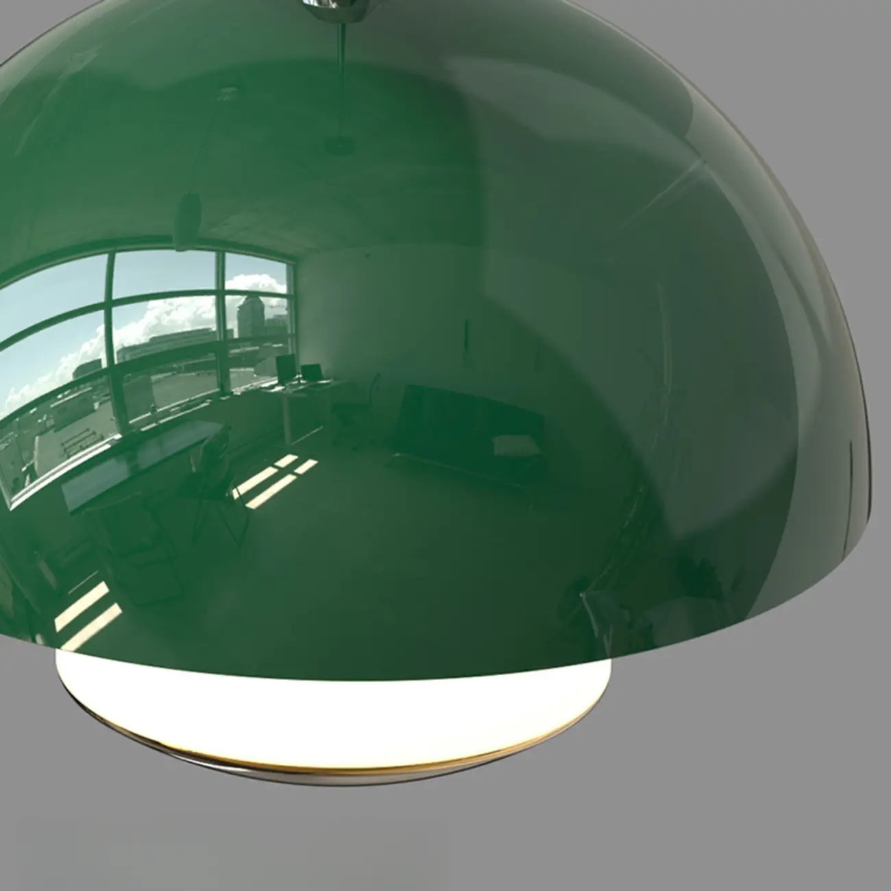 Modern Dimmable LED Pendant Light Metal Round for Bedroom Image - 21 | homeyfad