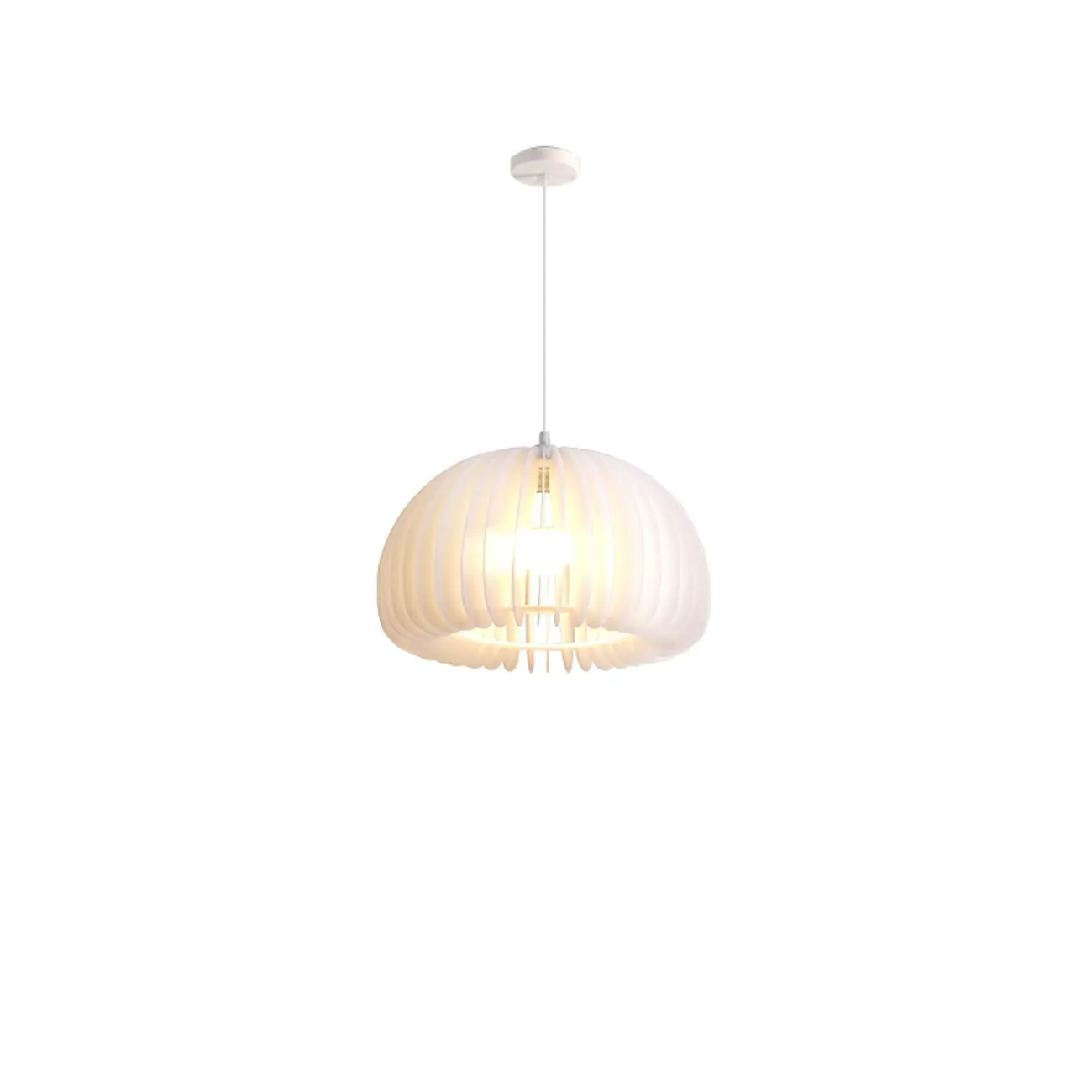 Modern White Acrylic Pendant Light for living Room Image - 8 | homeyfad