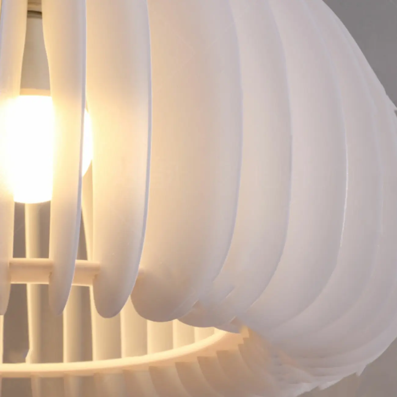 Modern White Acrylic Pendant Light for living Room Image - 5 | homeyfad