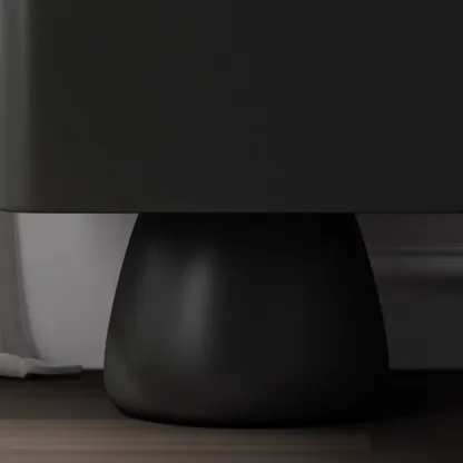 Art Decor Glass Top Beige Wood Drawer Nightstand Image - 14