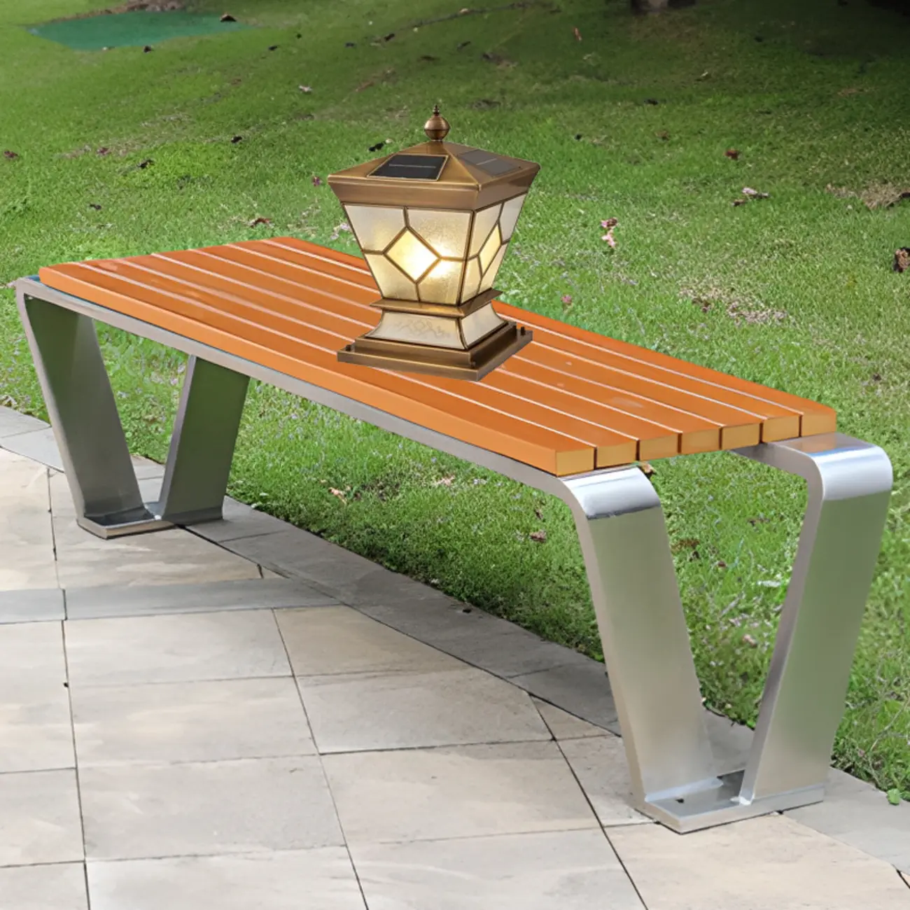 Vintage Bronze Solar Square Post Cap Light for Outdoor | homeyfad