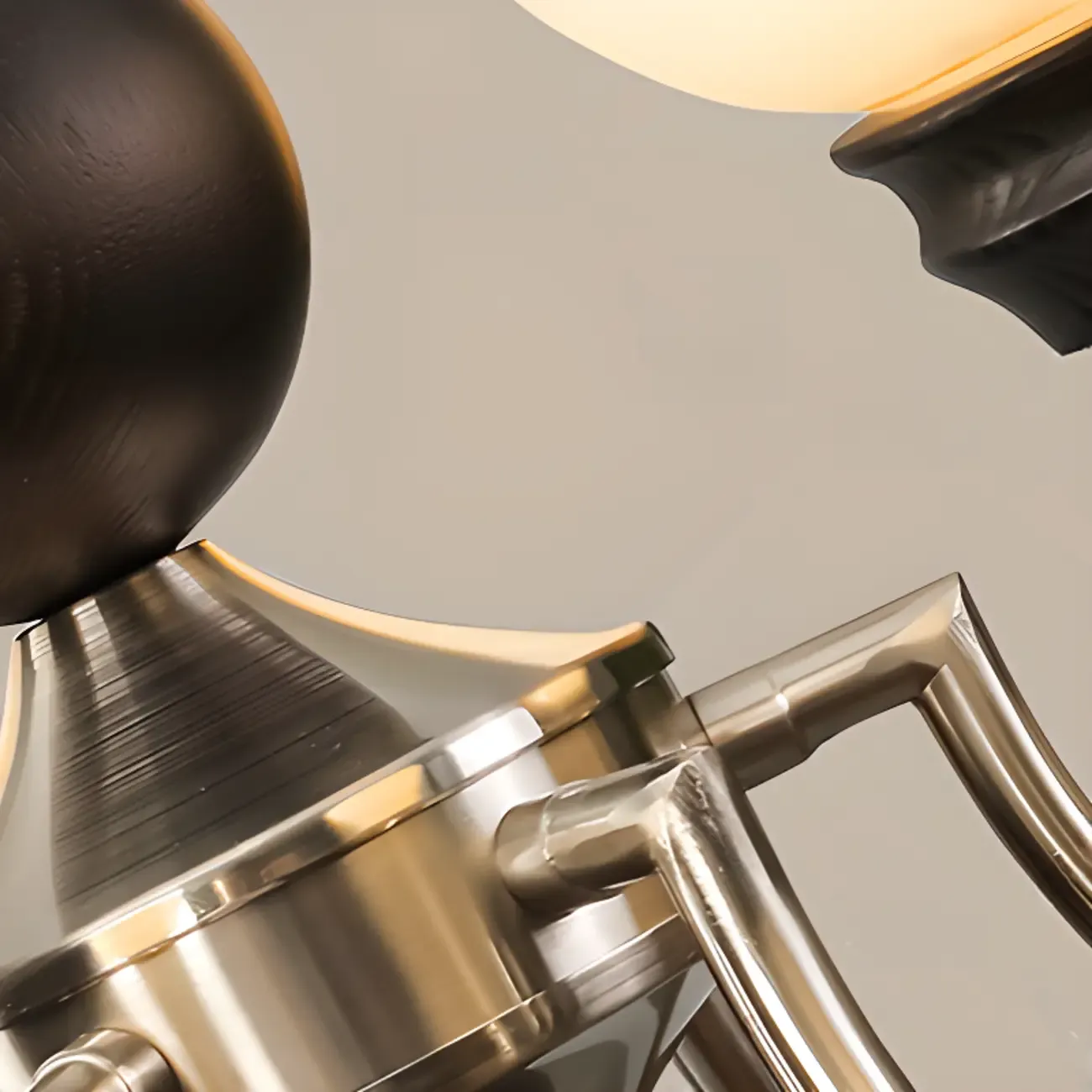 Modern Globe Iron Chandelier for Dining Room Image - 5