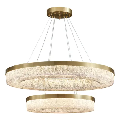 Modern Crystal Ring Chandelier for Luxury Interiors Image - 12