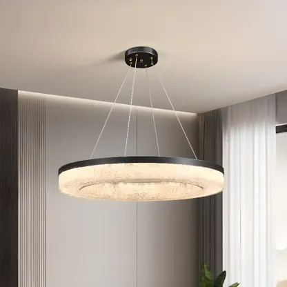 Modern Crystal Ring Chandelier for Luxury Interiors Image - 18