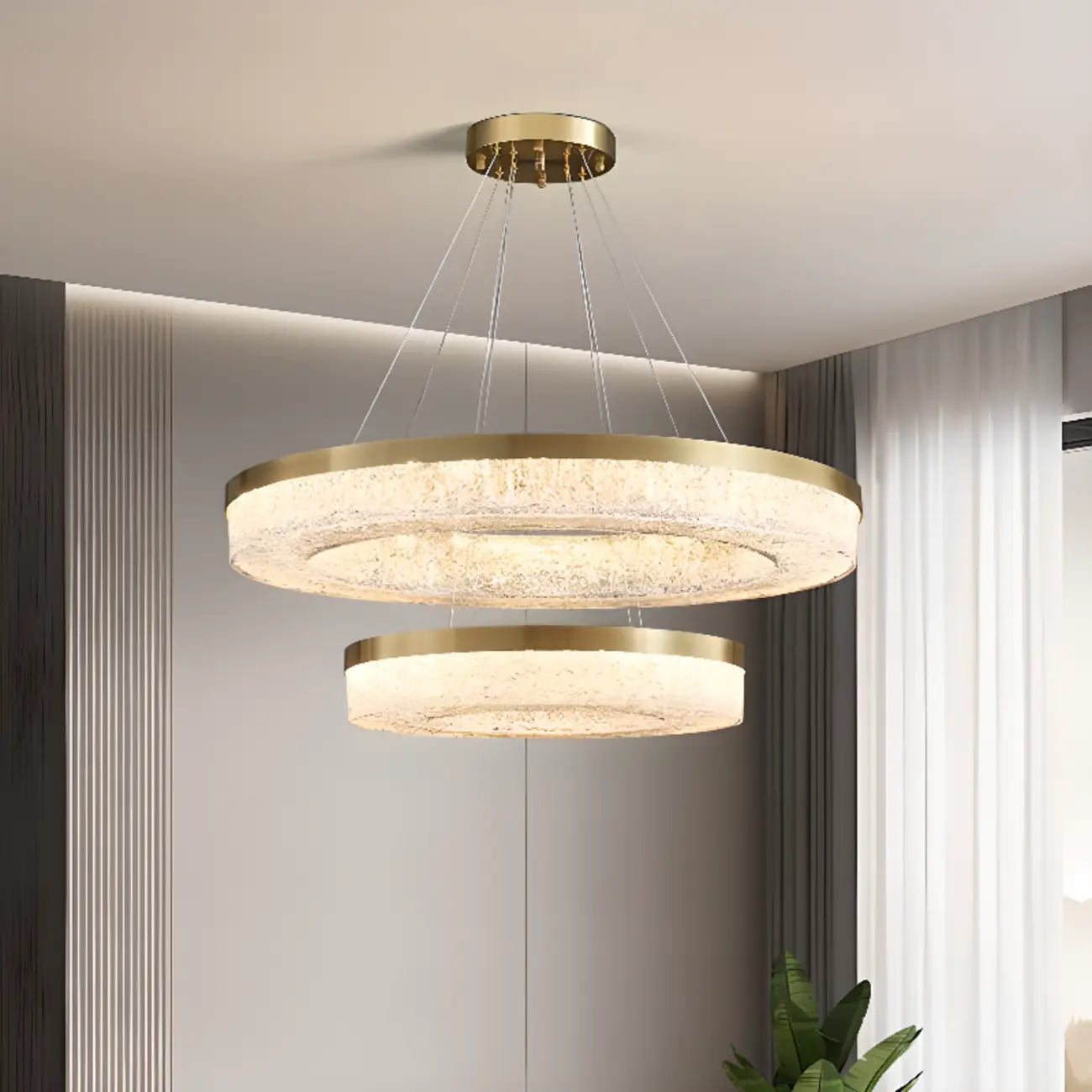 Modern Crystal Ring Chandelier for Luxury Interiors Image - 19 | homeyfad