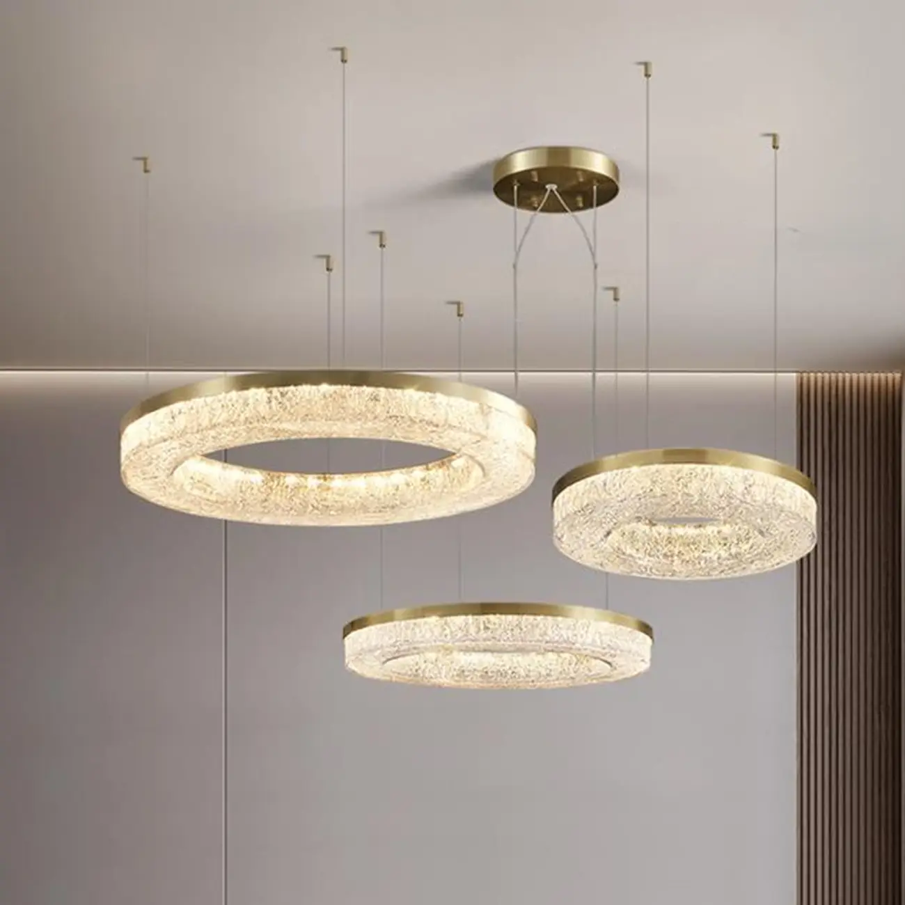 Modern Crystal Ring Chandelier for Luxury Interiors Image - 23 | homeyfad
