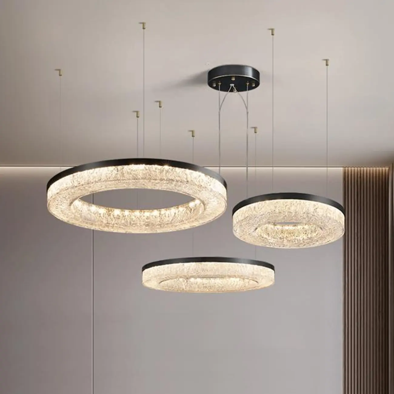 Modern Crystal Ring Chandelier for Luxury Interiors Image - 24 | homeyfad