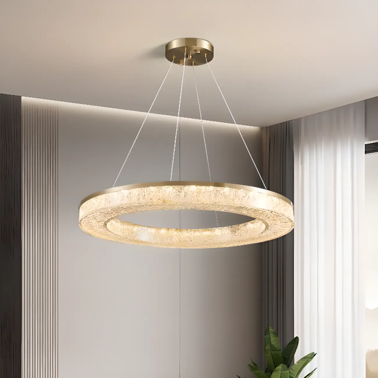 Modern Crystal Ring Chandelier for Luxury Interiors Image - 26 | homeyfad