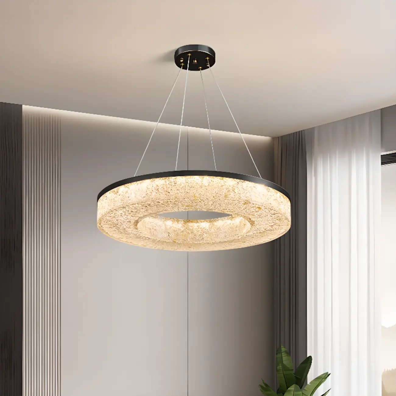 Modern Crystal Ring Chandelier for Luxury Interiors Image - 28 | homeyfad