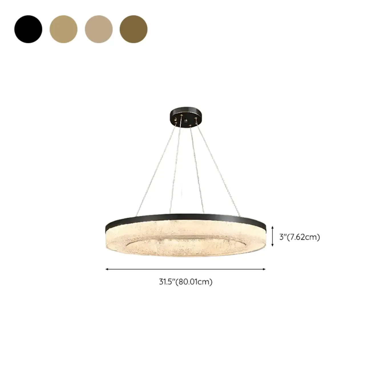 Modern Crystal Ring Chandelier for Luxury Interiors Image - 31