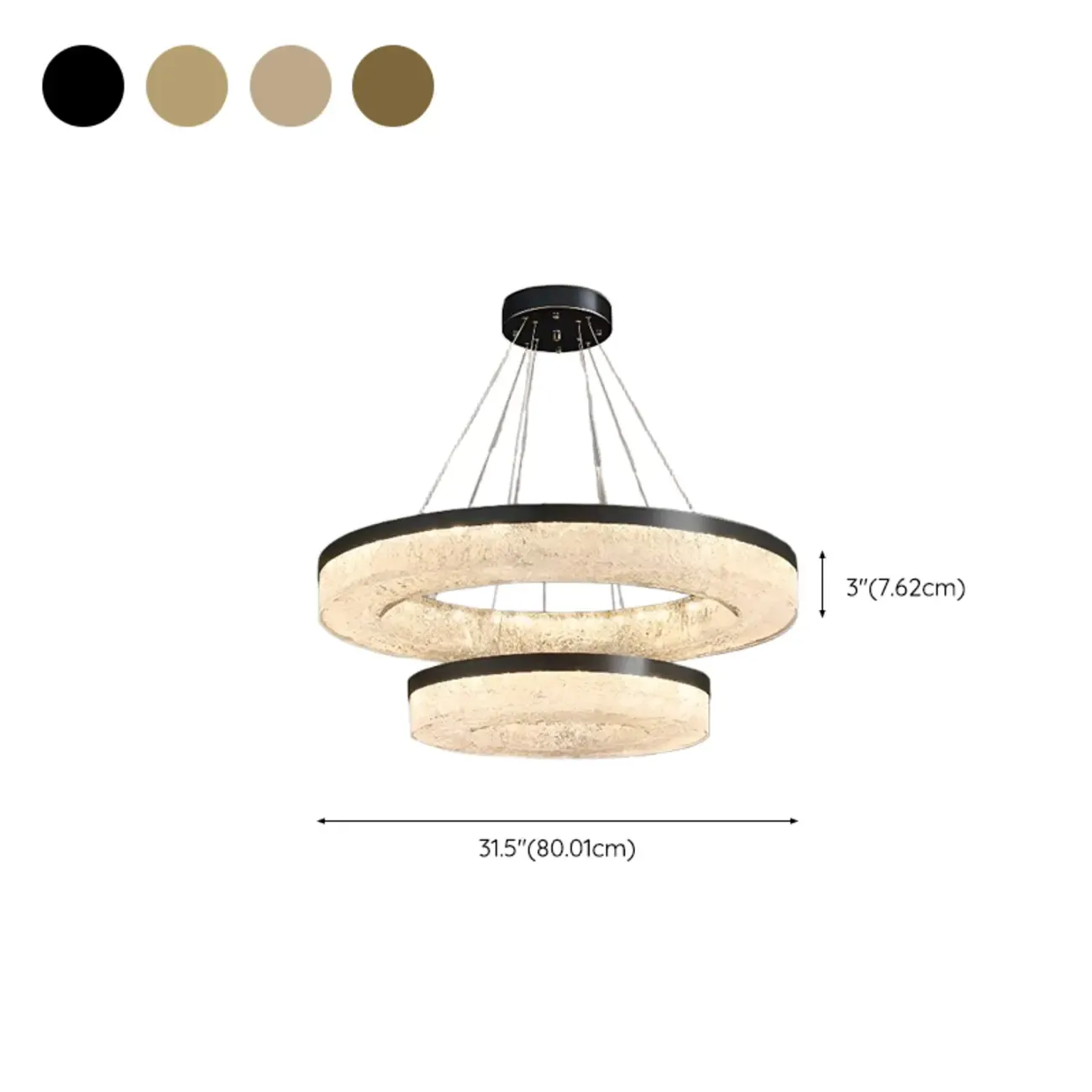 Modern Crystal Ring Chandelier for Luxury Interiors Image - 32