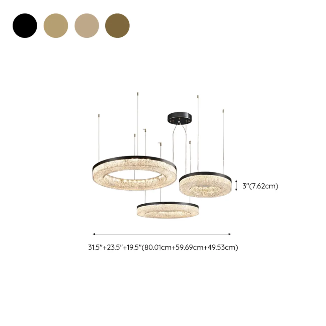 Modern Crystal Ring Chandelier for Luxury Interiors Image - 33 | homeyfad