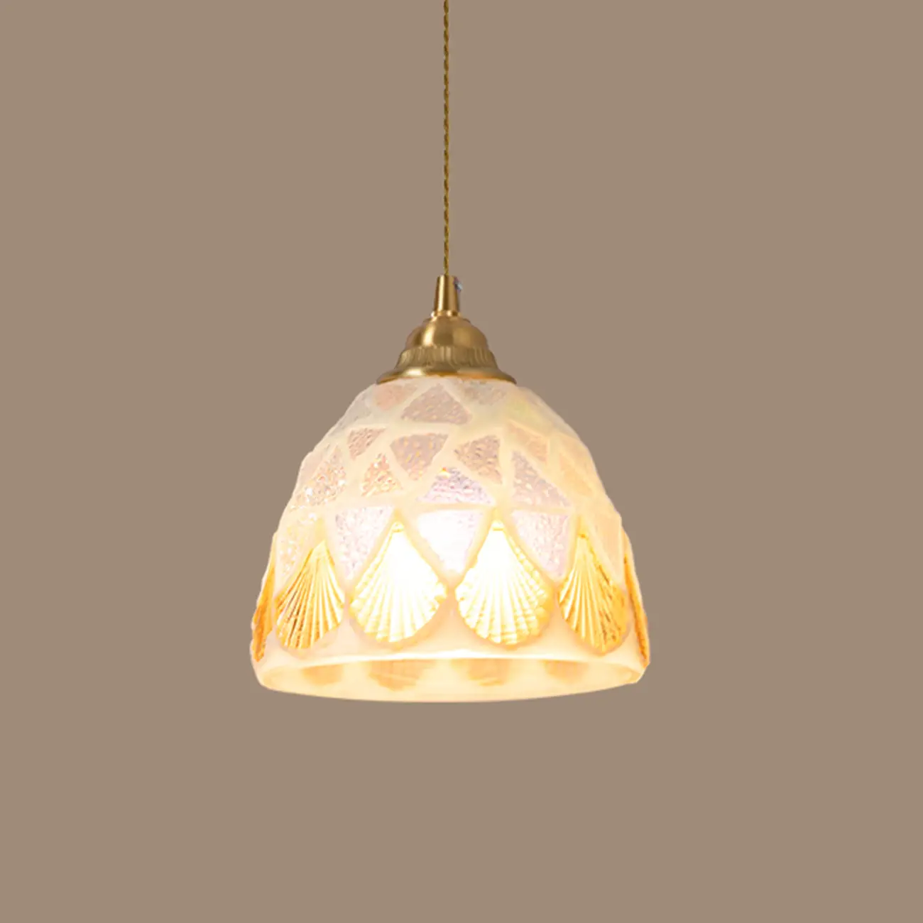 Colorful Glass Pendant Light with Adjustable Cord Image - 5 | homeyfad