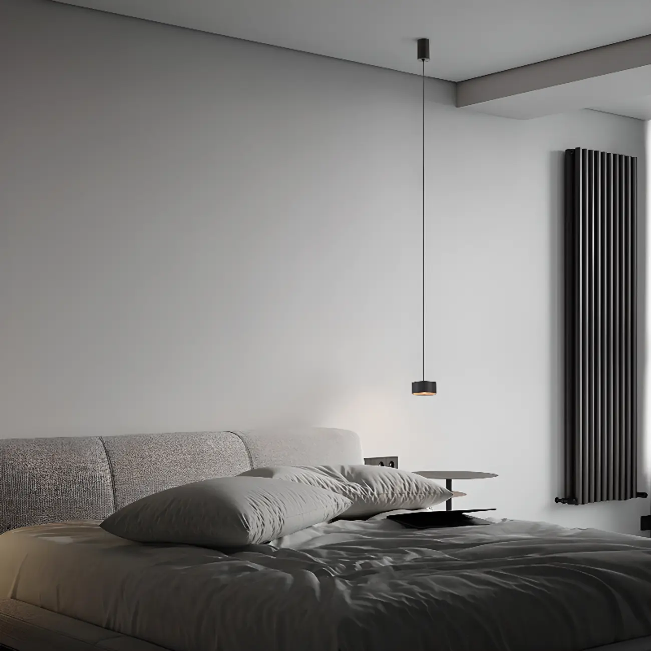 Modern LED Pendant Light with Adjustable Glass Shade Image - 2 | homeyfad