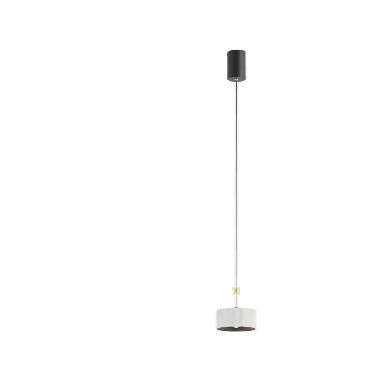 Modern LED Pendant Light with Adjustable Glass Shade Image - 3
