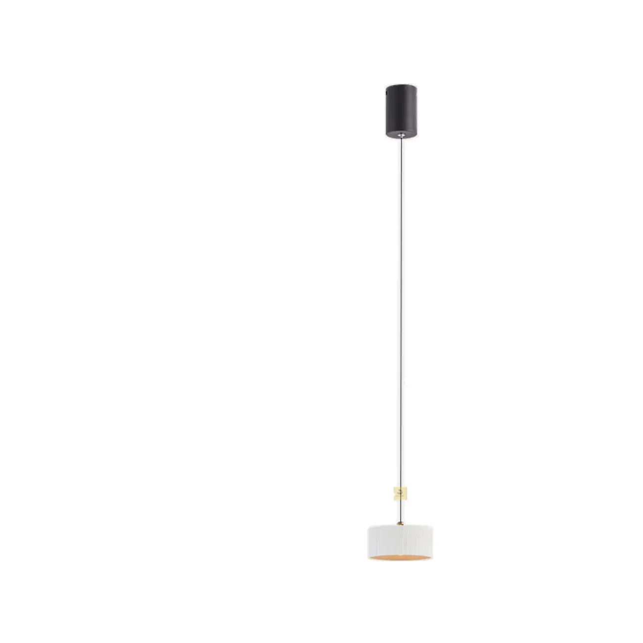 Modern LED Pendant Light with Adjustable Glass Shade Image - 4