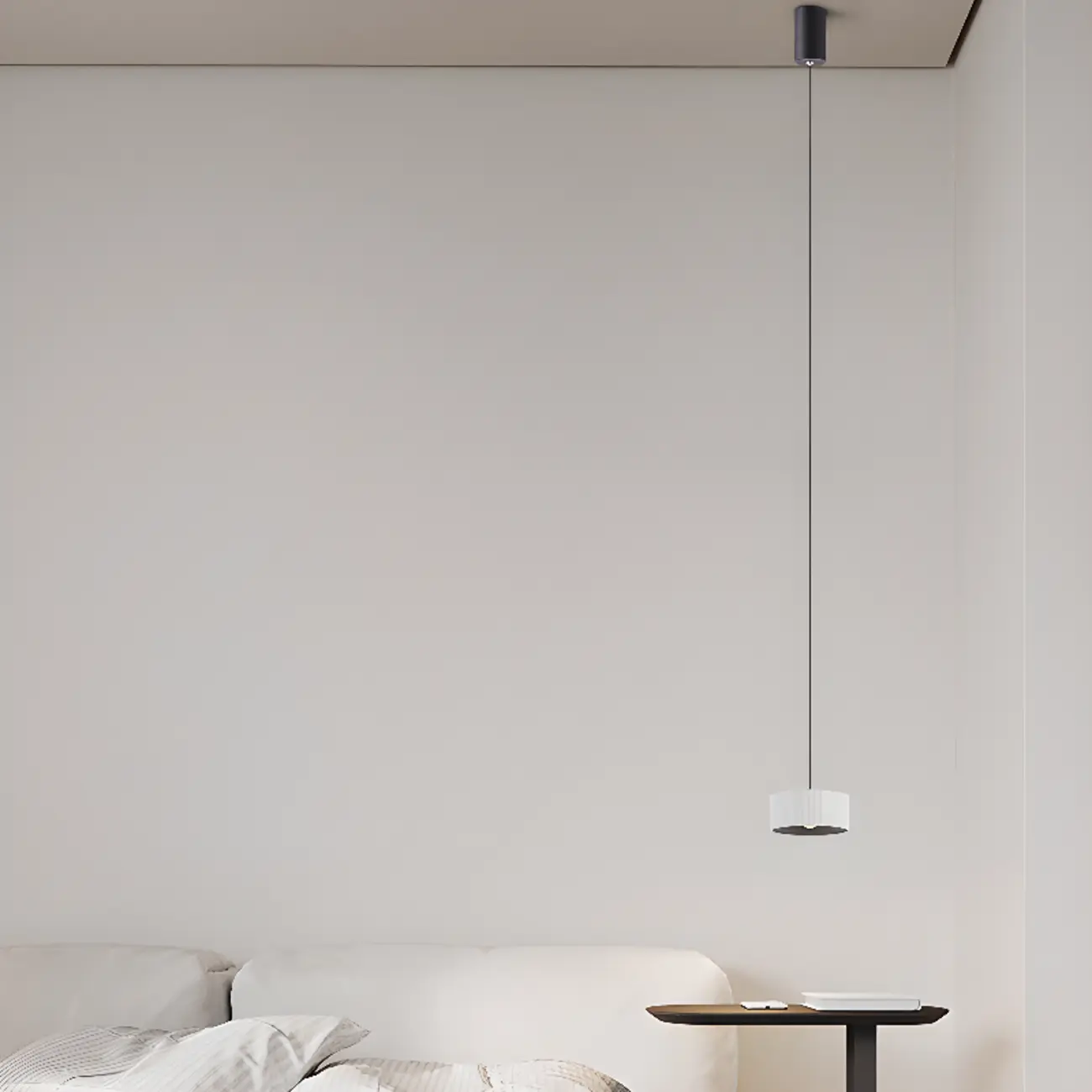 Modern LED Pendant Light with Adjustable Glass Shade Image - 1 | homeyfad