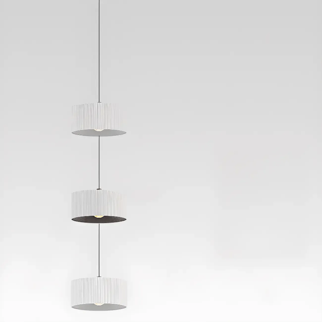 Modern LED Pendant Light with Adjustable Glass Shade Image - 13