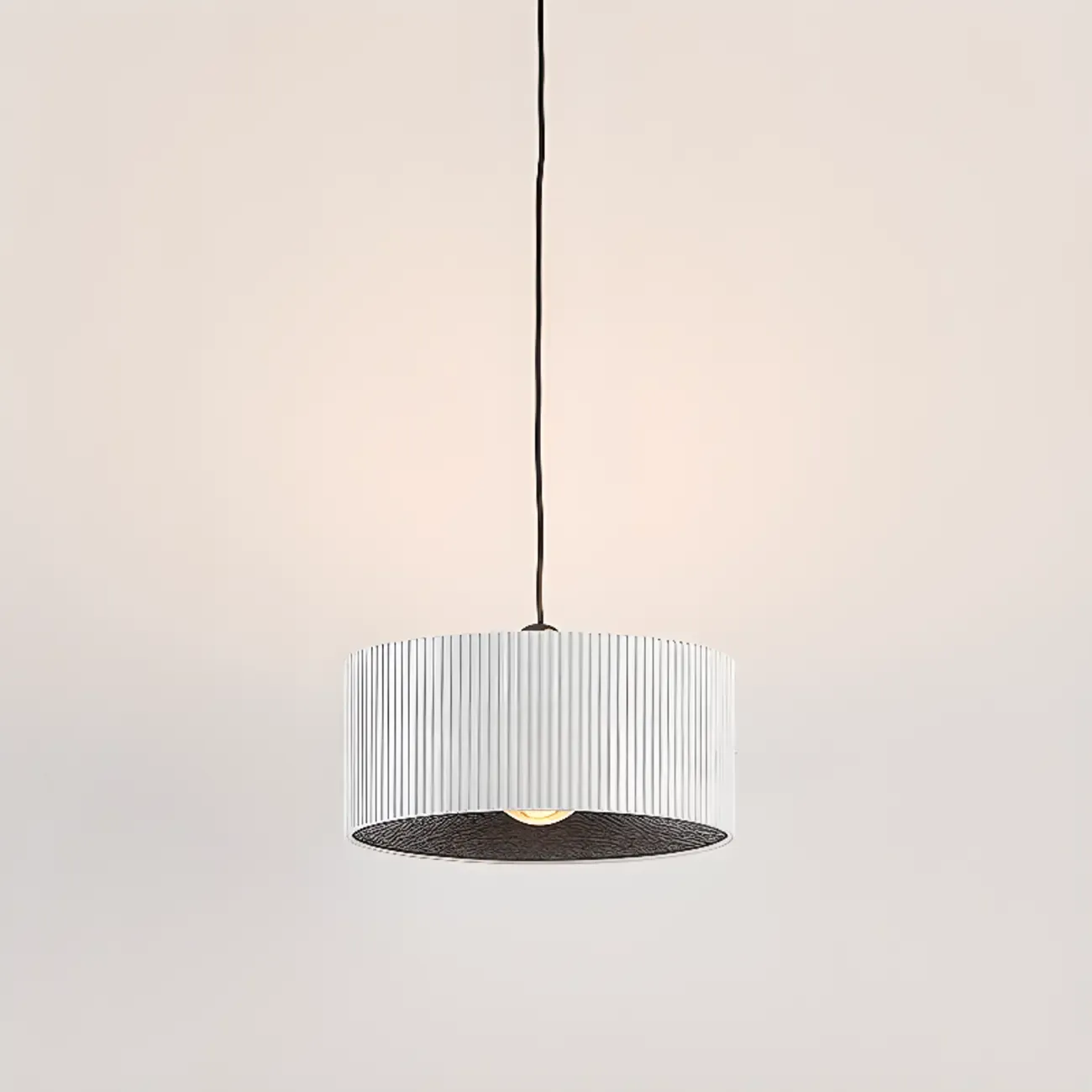 Modern LED Pendant Light with Adjustable Glass Shade Image - 15