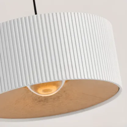 Modern LED Pendant Light with Adjustable Glass Shade Image - 19