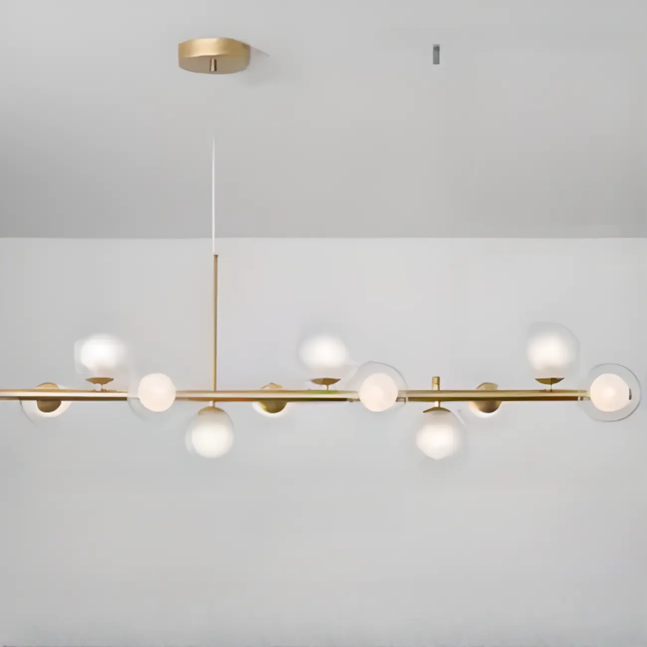 Modern Glass Globe Pendant Light for Kitchen Island | homeyfad