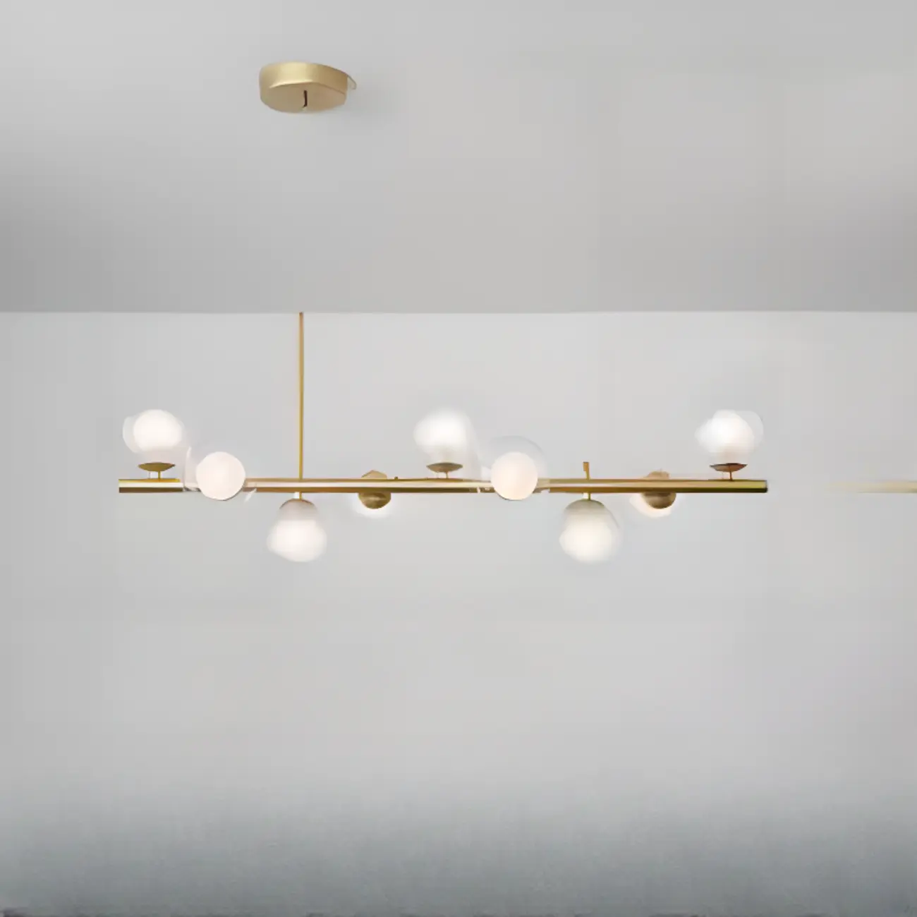 Modern Glass Globe Pendant Light for Kitchen Island | homeyfad