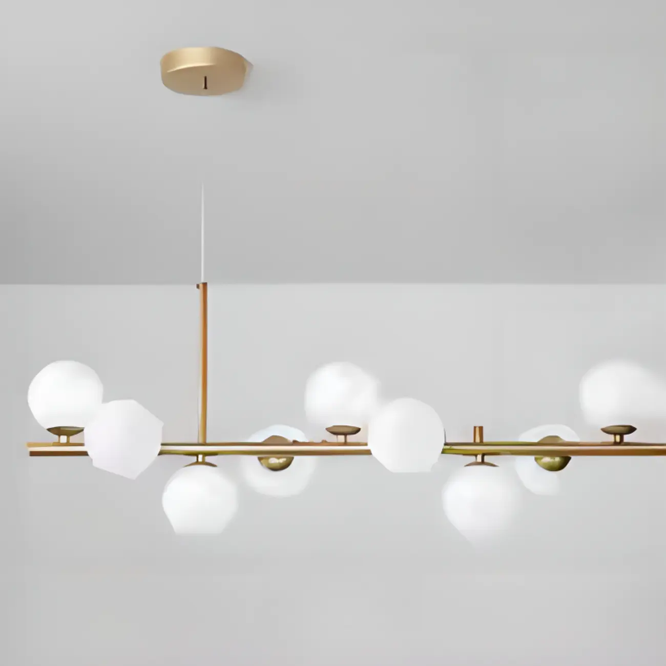 Modern Glass Globe Pendant Light for Kitchen Island | homeyfad