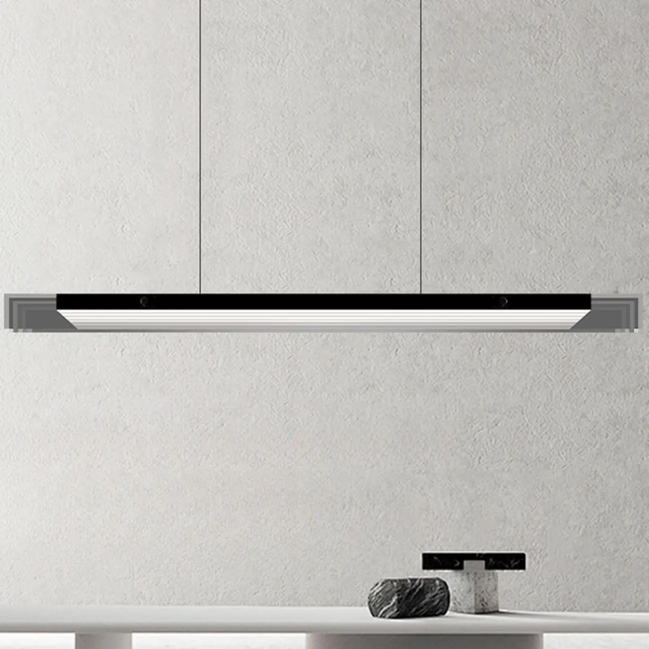 Modern Glass and Metal LED Pendant Light for Kitchen Island | homeyfad