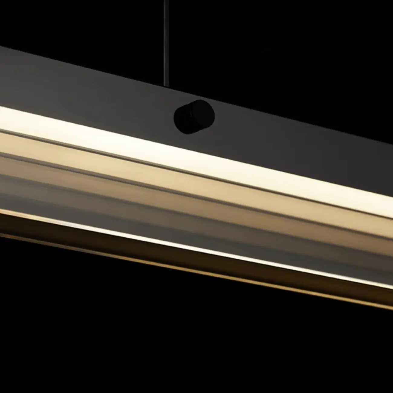 Modern Glass and Metal LED Pendant Light for Kitchen Island | homeyfad