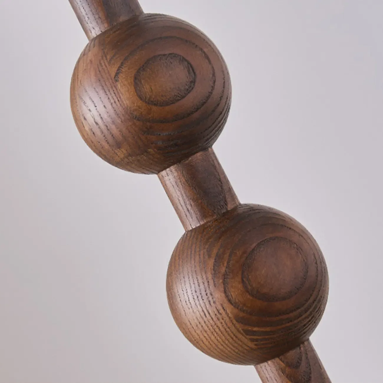 Modern Wooden Floor Lamp Plug-In for Living Room Image - 9