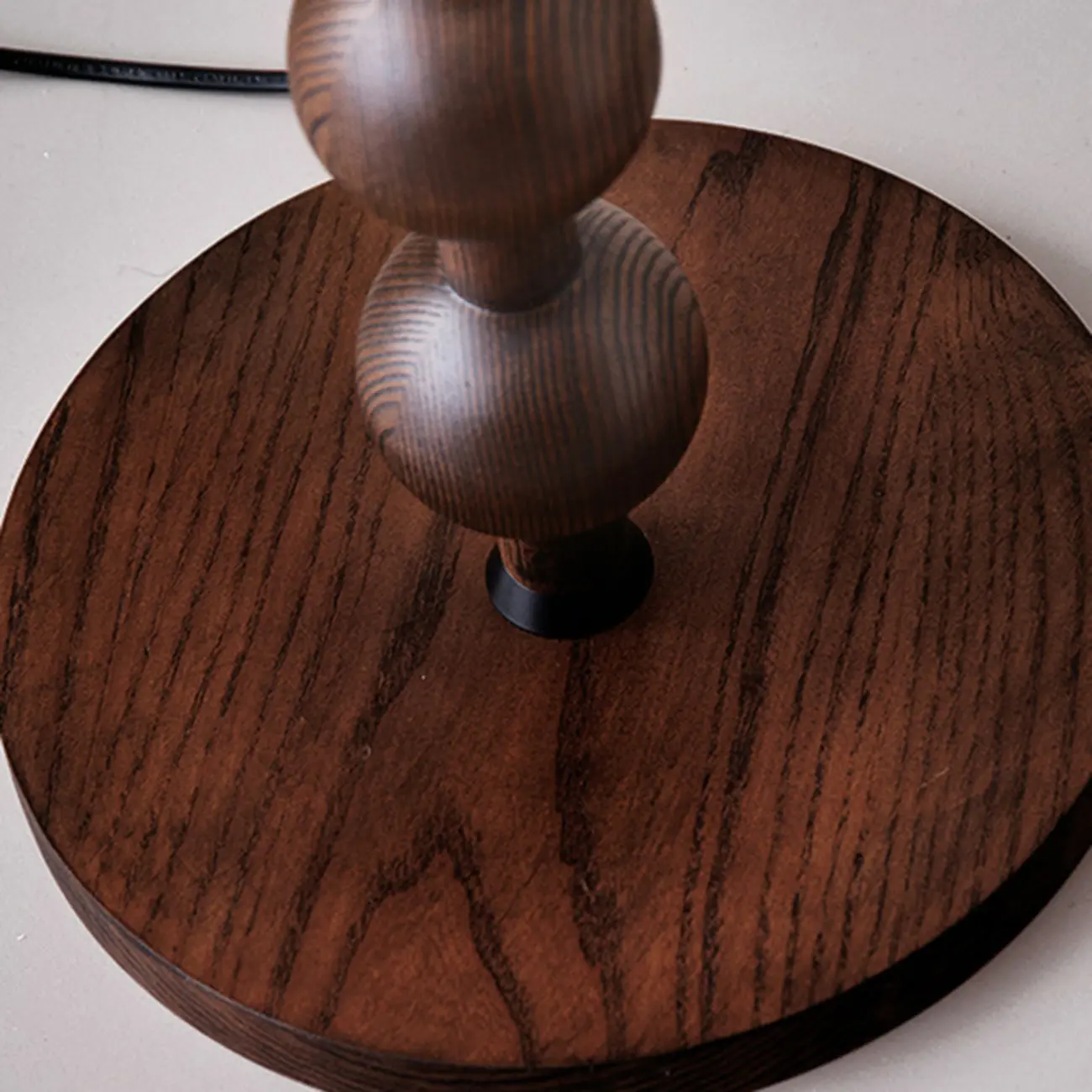 Modern Wooden Floor Lamp Plug-In for Living Room Image - 10 | homeyfad