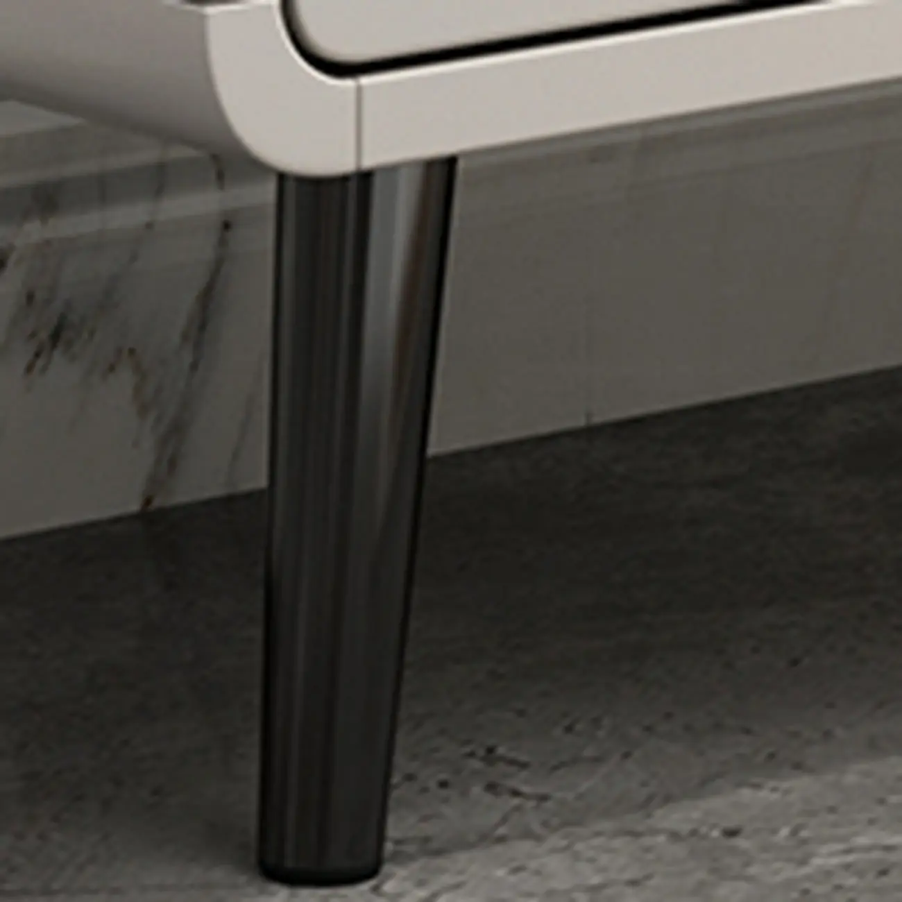 Drop-Front Beige Wood Entryway Shoe Cabinet with 2-Drawer Image - 14 | homeyfad