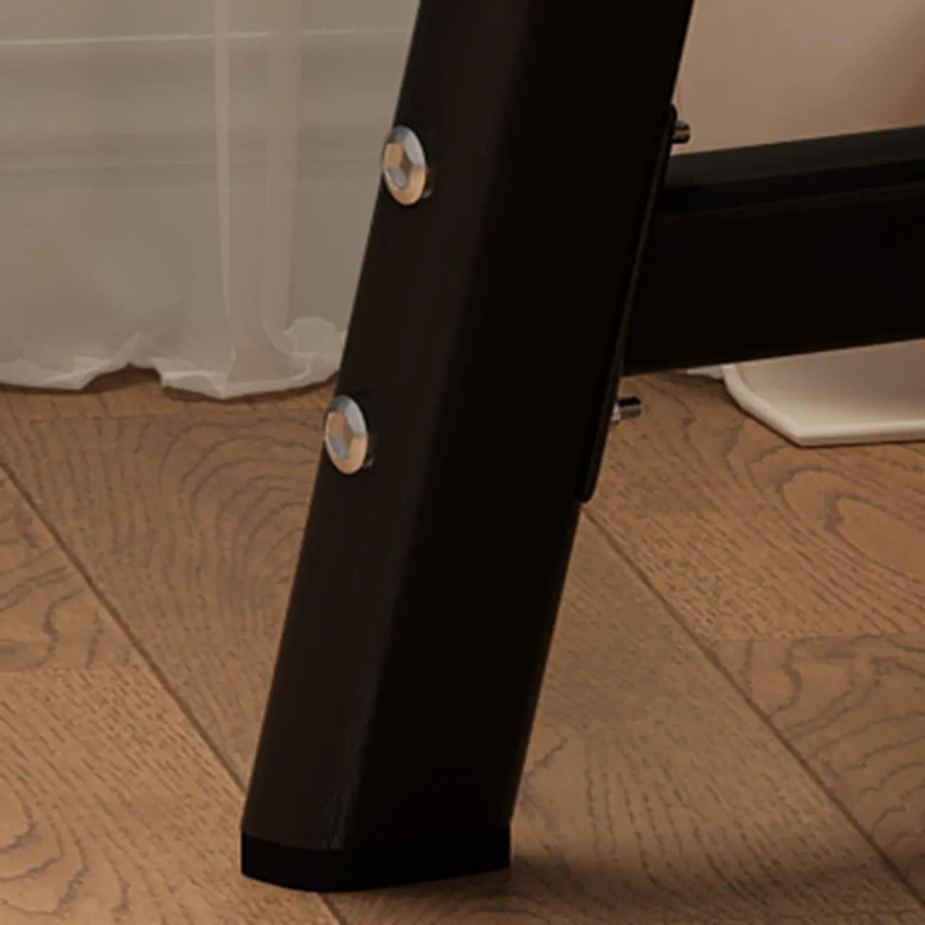 Modern Grey Upholstered 4-Leg Office Chair Image - 12 | homeyfad