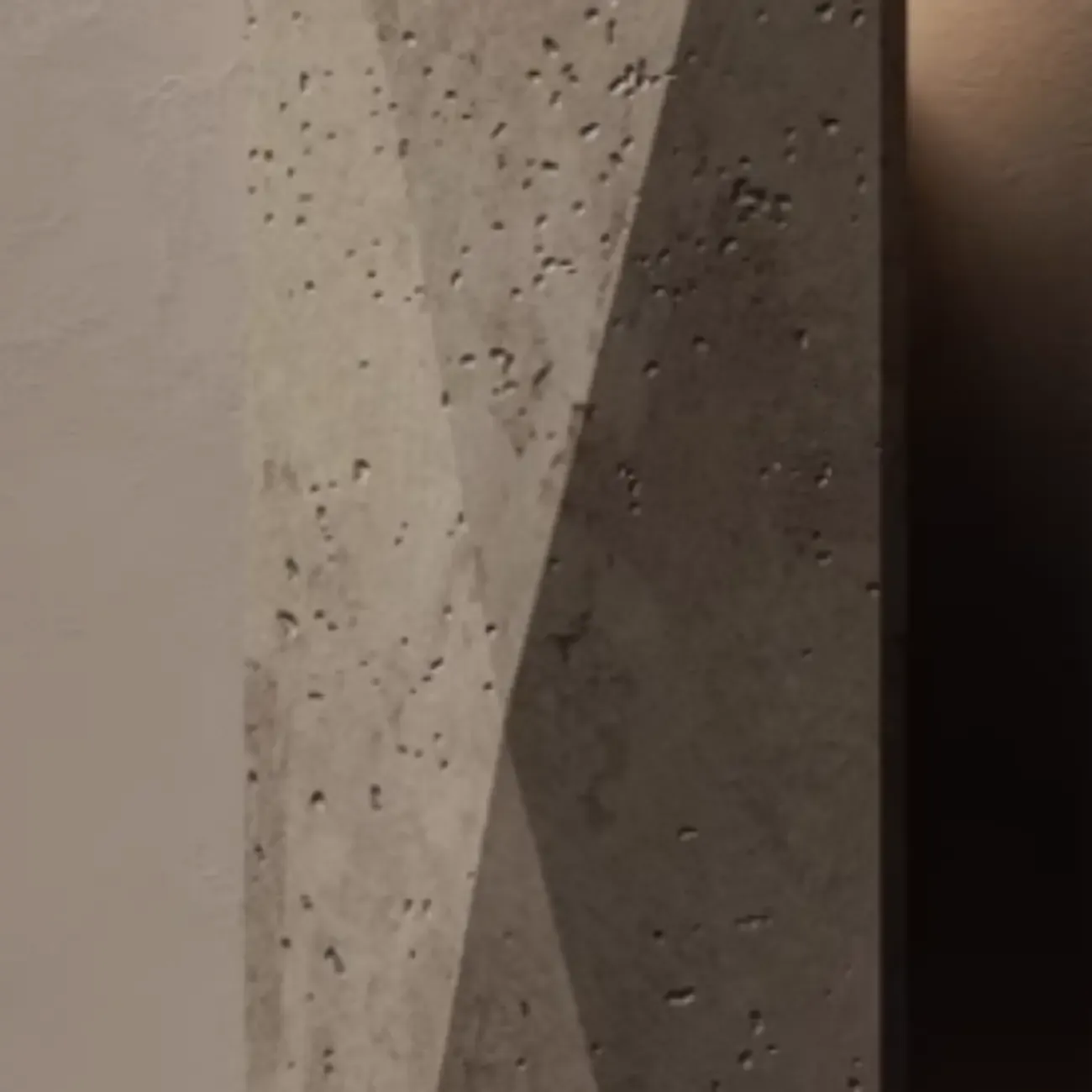 Modern Gray Rectangle 2-Light Wall Sconce Outdoor LED Lamp Image - 6