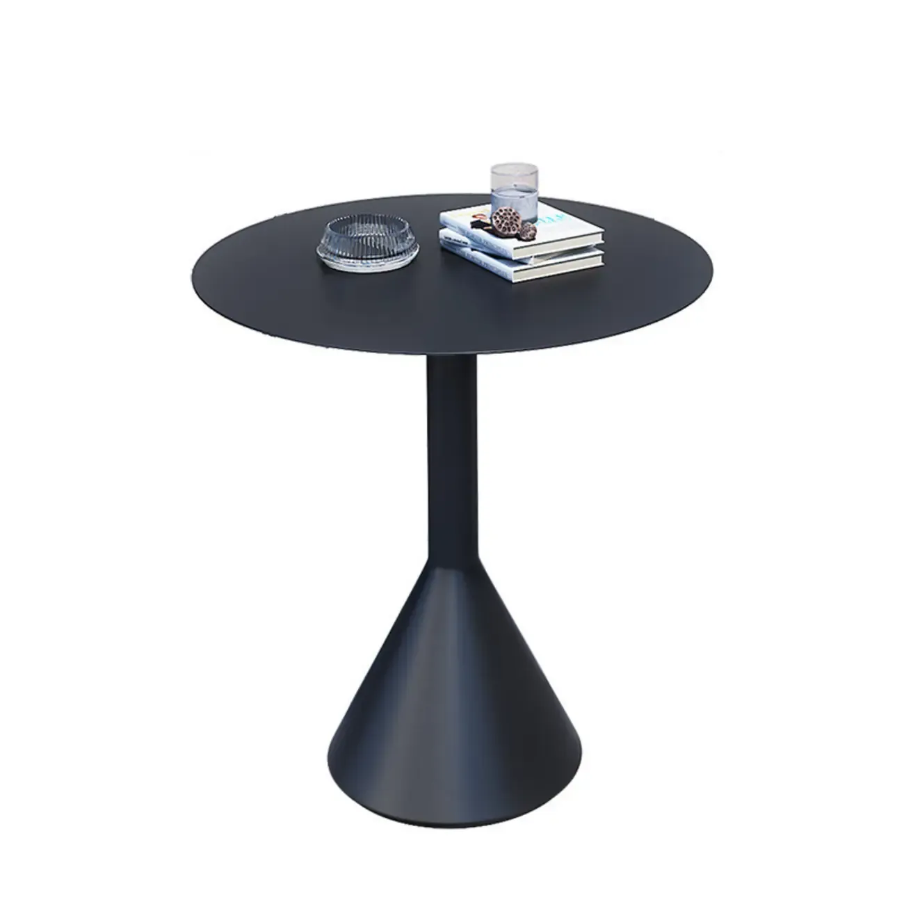 Minimalist Black Metal Small Bar Table Outdoor Table Image - 10