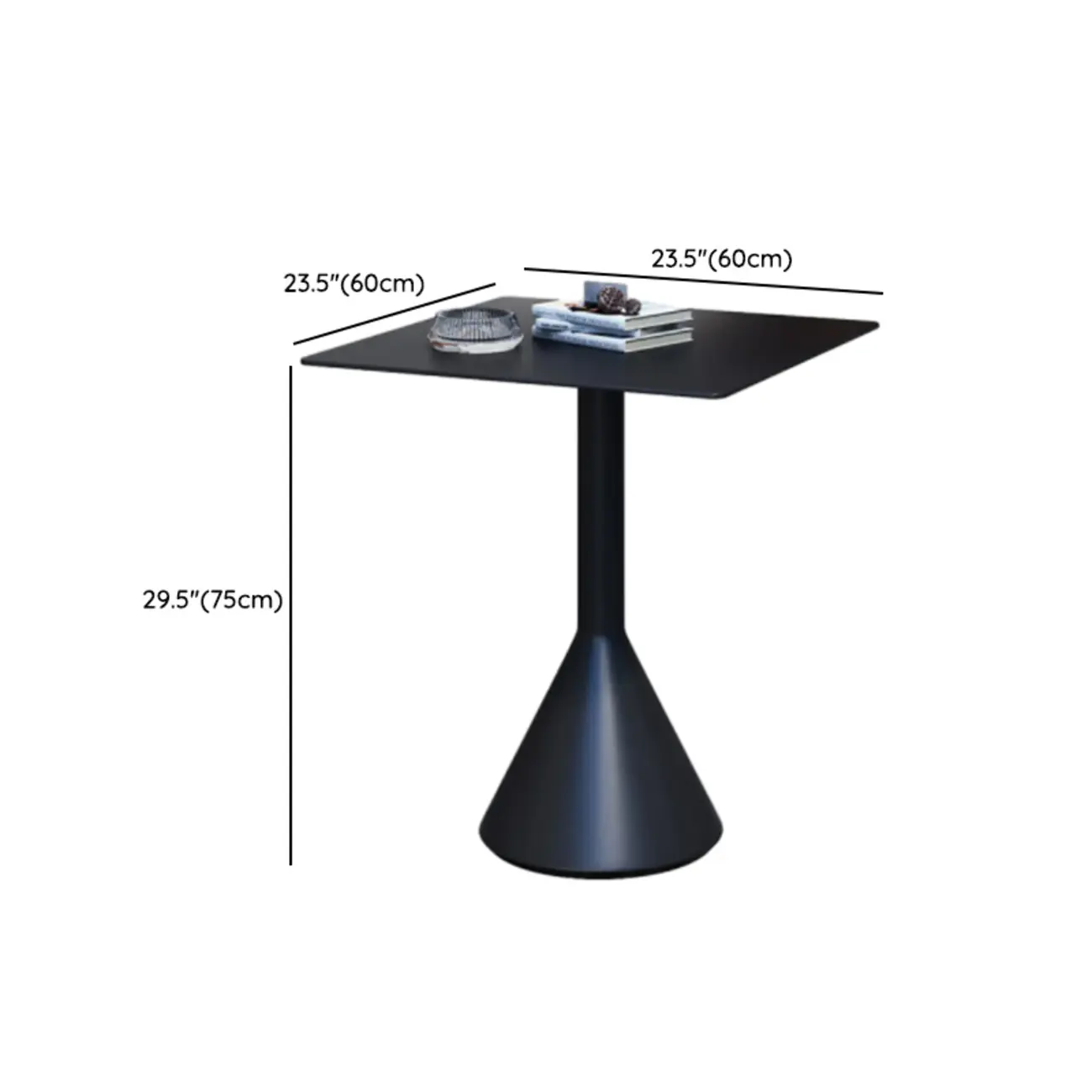 Minimalist Black Metal Small Bar Table Outdoor Table Image - 13 | homeyfad