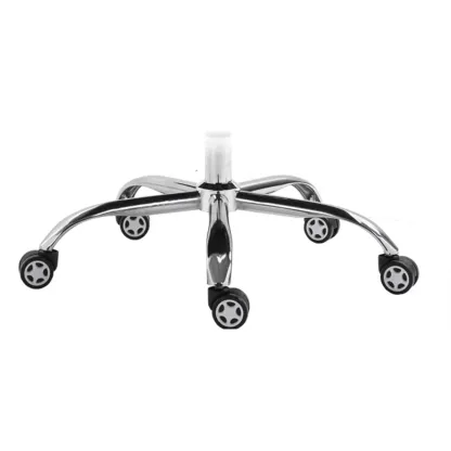 Black Leather Tilt Swivel Office Chair Image - 8