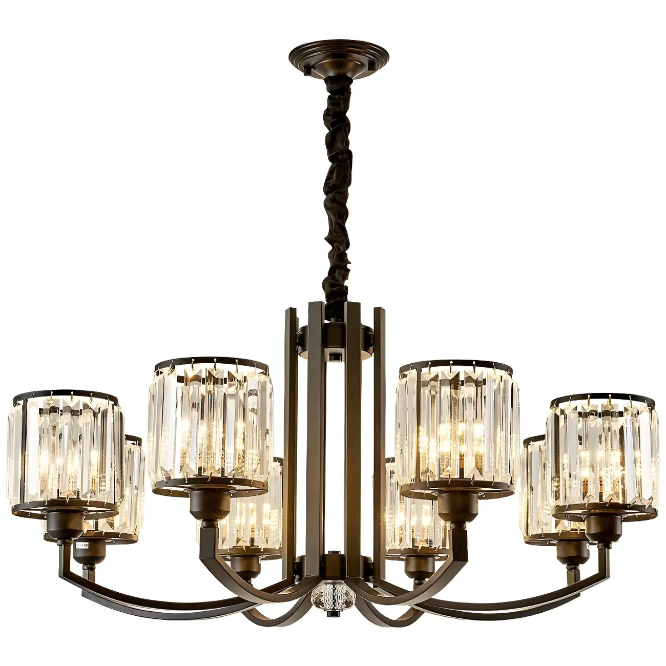 Modern Crystal Chandelier Elegant for Dining Room Image - 12 | homeyfad