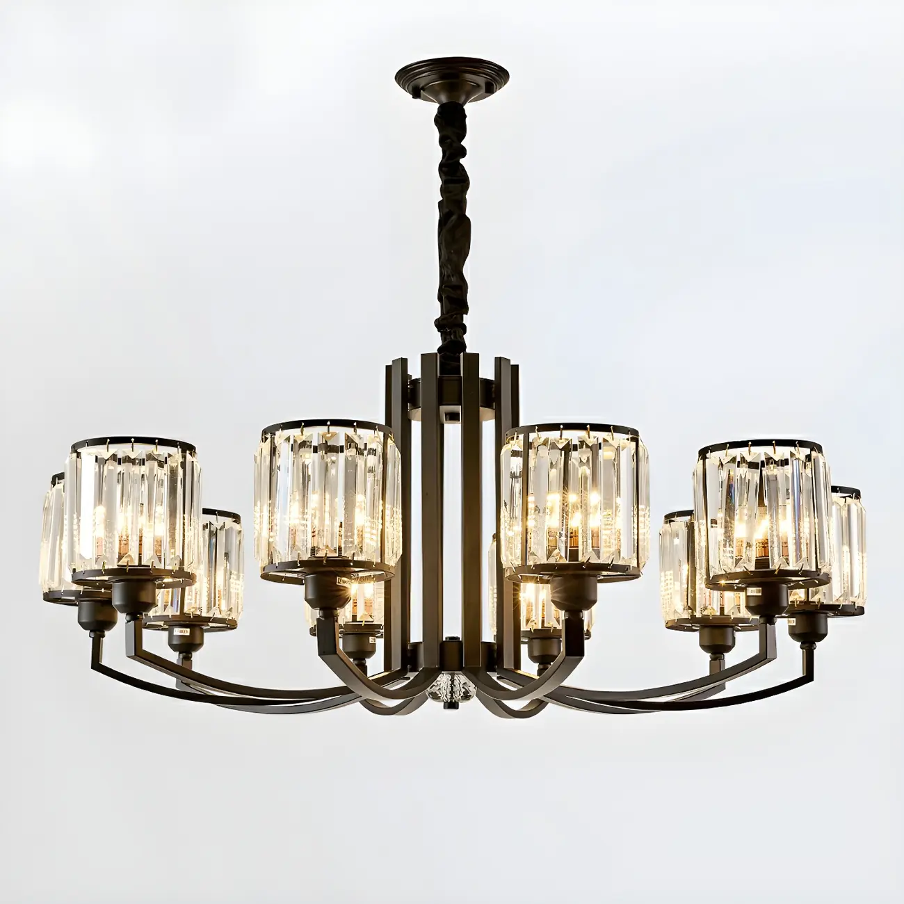 Modern Crystal Chandelier Elegant for Dining Room Image - 14 | homeyfad