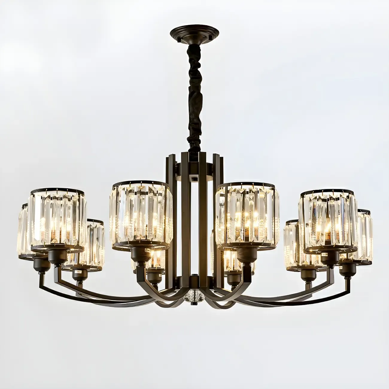 Modern Crystal Chandelier Elegant for Dining Room Image - 14