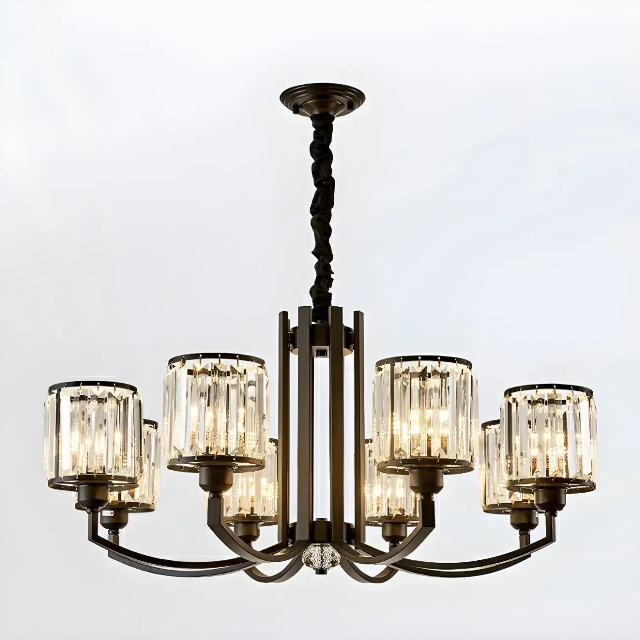 Modern Crystal Chandelier Elegant for Dining Room Image - 15